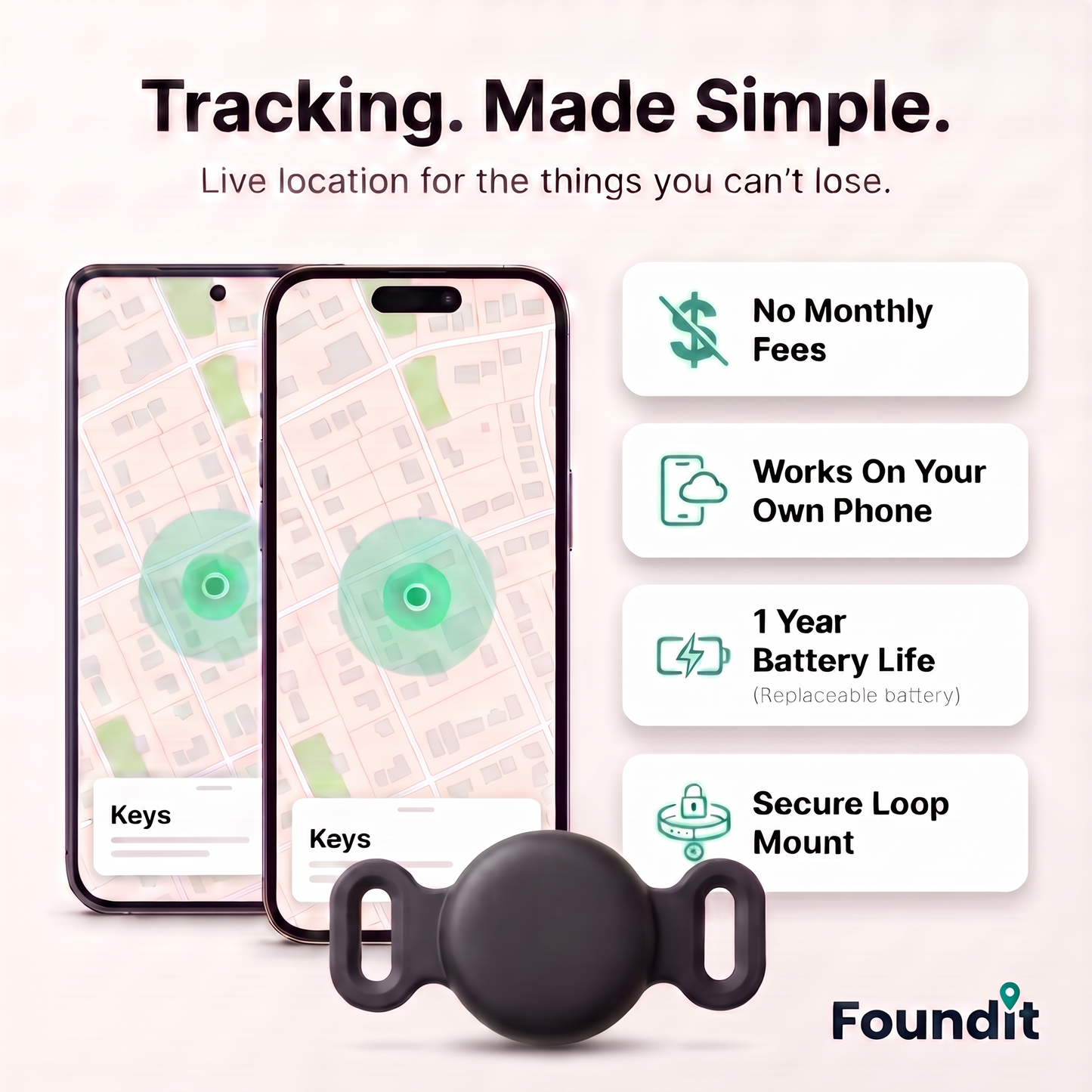 FoundIT™ GPS TRACKER