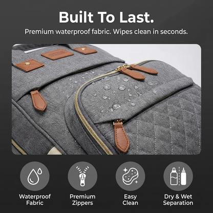 Built To Last - waterproof fabric premium zippers easy clean